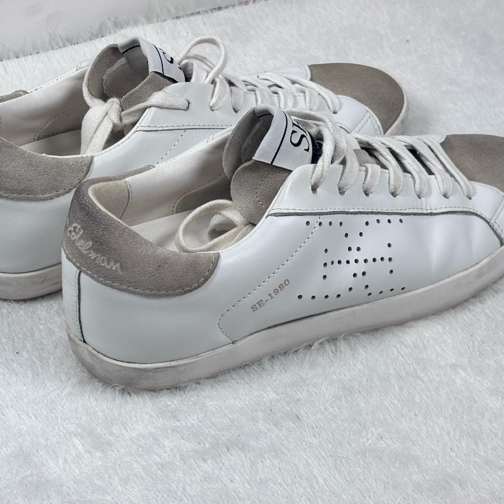 Sam Edelman White and Gray Casual Sneakers - Picture 3 of 12